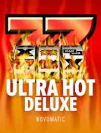 ultra hot deluxe slot logo